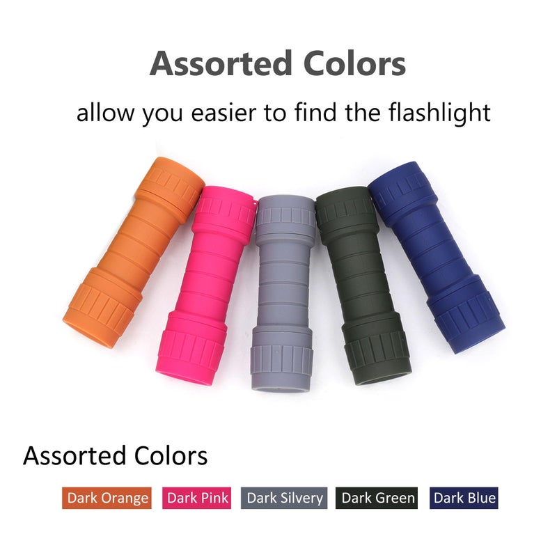 SEAMAGIC 10-Pack Professional Outdoor Mini Flashlights Set, Super Bright 100 Lumen LED Flashlights, Small Flashlights Pack with 30-Piece AAA Dry Batteries Included - Image 3